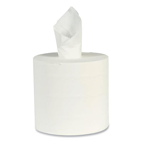 Recycled Center-pull Paper Towels, 2-ply, 7.68 X 15.87, White, 6 Rolls/carton