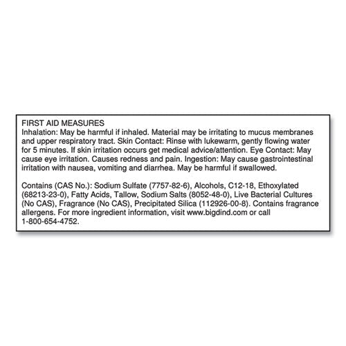 Non-para Toilet Bowl Block, Lasts 30 Days, Evergreen Scent, White, 12/box