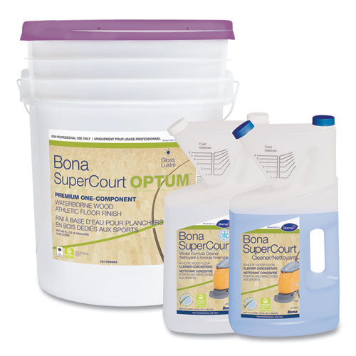 Bona Supercourt Winter Formula Cleaner, Unscented, Liquid, 1 Gal