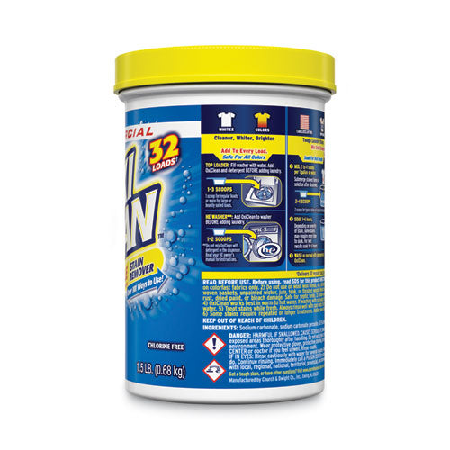 Versatile Stain Remover, Unscented, 1.5 Lb Box, 12/carton