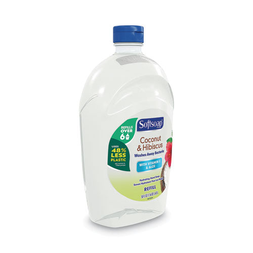 Liquid Hand Soap Refills, Coconut And Hibiscus, 50 Oz Bottle
