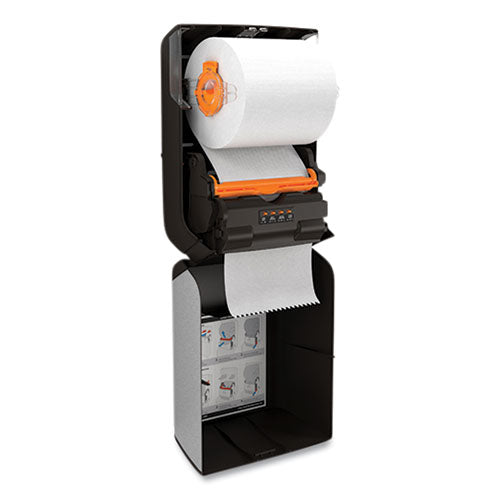 J-series Automatic Touchless Hardwound Paper Towel Dispenser, 12.32 X 9.34 X 16.67, Black/metallic