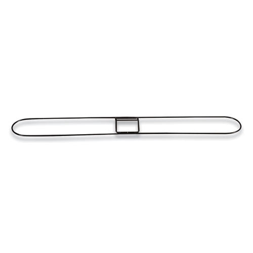 Dust Mop Frame, 36" X 5", Steel Wire, Black