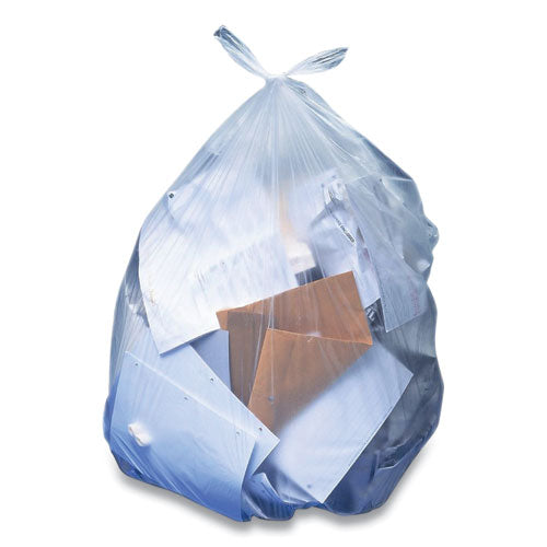 High-density Can Liners, 30 Gal, 14 Mic, 30.5" X 43", Blue, 25 Bags/roll, 10 Rolls/carton