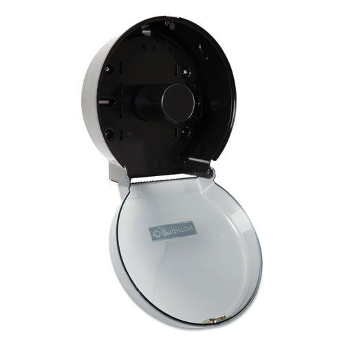 Jumbo Roll Toilet Paper Dispenser, 11.88 X 5.13 X 11, Translucent Smoke