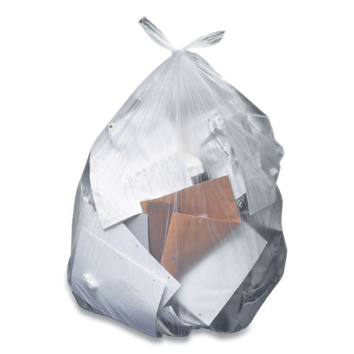 Accufit Linear Low-density Can Liners, 55 Gal, 1.3 Mil, 40" X 53", Clear, 20 Bags/roll, 5 Rolls/carton
