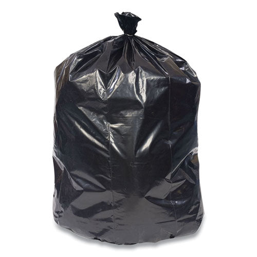 Accufit Linear Low-density Can Liners, 55 Gal, 1.3 Mil, 40" X 53", Black, 20 Bags/roll, 5 Rolls/carton