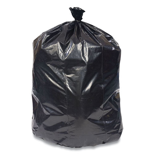 Accufit Linear Low-density Can Liners, 23 Gal, 0.9 Mil, 28" X 45", Black, 25 Bags/roll, 8 Rolls/carton