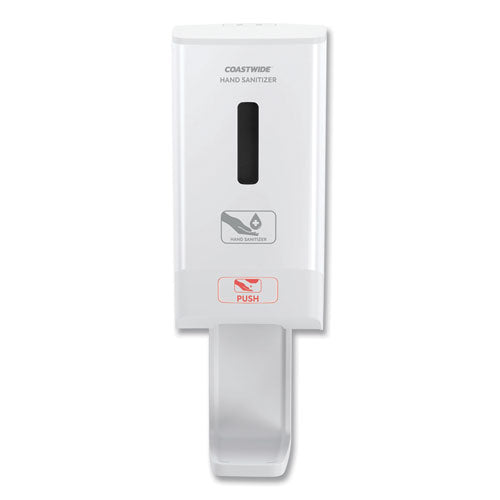 J-series Automatic Wall-mounted Hand Sanitizer Dispenser, 1,200 Ml, 6.62 X 4.12 X 13.87, White