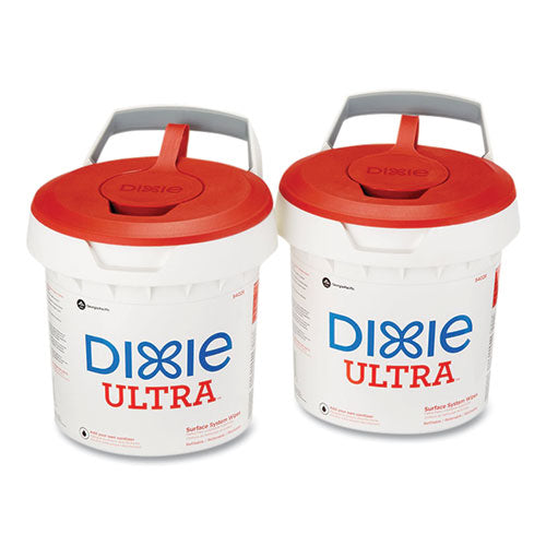 Surface System Manual Wipe Dispenser, 9.98 X 8.06 X 8.93, White/red