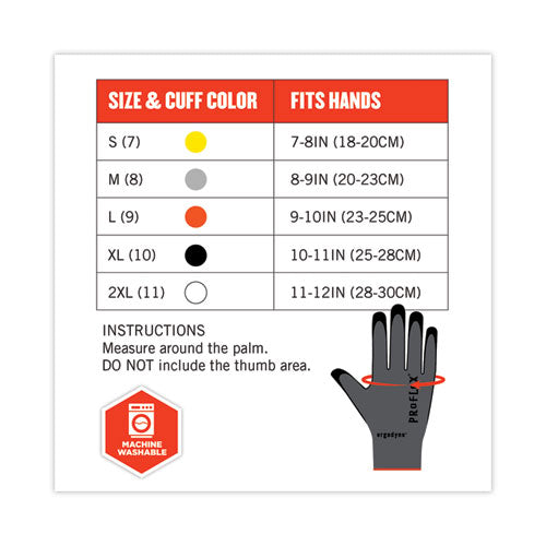 Proflex 7000 Nitrile-coated Gloves Microfoam Palm, Gray, Medium, Pair, Ships In 1-3 Business Days