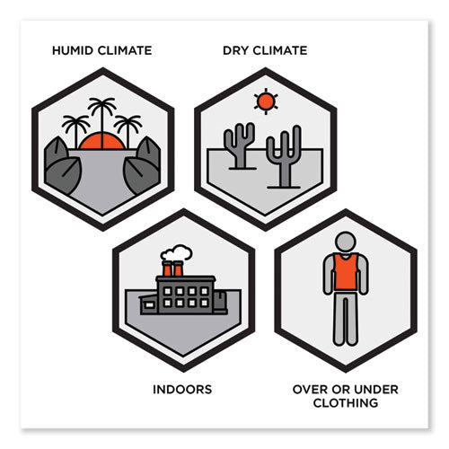 Chill-its 6230 Standard Phase Change Cooling Vest With Packs, Cotton, Small/medium, Khaki, Ships In 1-3 Business Days