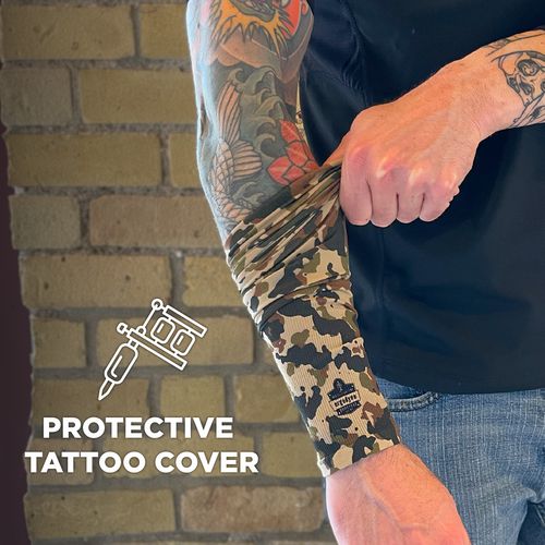 Chill-its 6695 Sun Protection Arm Sleeves, Polyester/spandex, X-large/2x-large, Camo, Ships In 1-3 Business Days