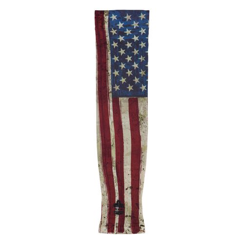 Chill-its 6695 Sun Protection Arm Sleeves, Polyester/spandex, X-large/2x-large, American Flag, Ships In 1-3 Business Days