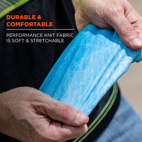 Chill-its 6695 Sun Protection Arm Sleeves, Polyester/spandex, Medium/large, Blue, Ships In 1-3 Business Days