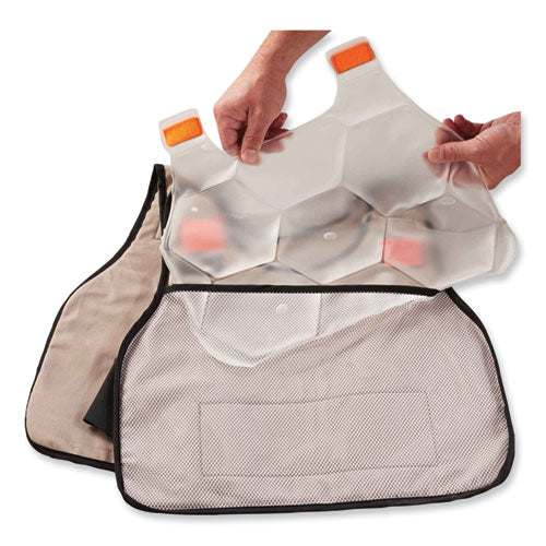 Chill-its 6220 Phase Change Cooling Vest Charge Packs, Small/medium, 12 X 16.25, Ships In 1-3 Business Days