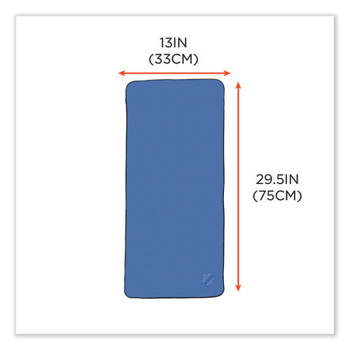Chill-its 6602 Evaporative Pva Cooling Towel, 29.5 X 13, One Size Fits Most, Pva, Blue, 50/pack, Ships In 1-3 Business Days