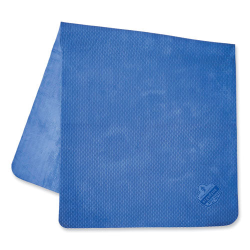 Chill-its 6601 Economy Evaporative Pva Cooling Towel, 29.5 X 13, One Size Fits Most, Pva, Blue, Ships In 1-3 Business Days