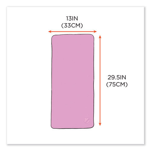 Chill-its 6602 Evaporative Pva Cooling Towel, 29.5 X 13, One Size Fits Most, Pva, Pink, Ships In 1-3 Business Days