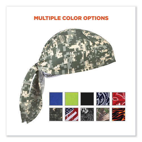 Chill-its 6615 High-perform Bandana Doo Rag With Terry Cloth Sweatband, One Size Fits Most, Camo, Ships In 1-3 Business Days