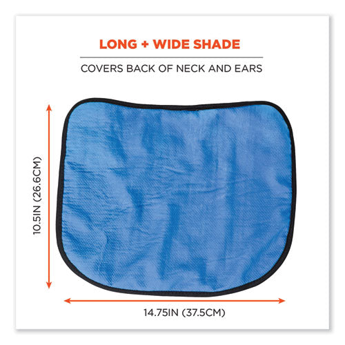 Chill-its 6670ct Cooling Hard Hat Neck Shade - Pva, 14.75 X 10.5, Lime, Ships In 1-3 Business Days