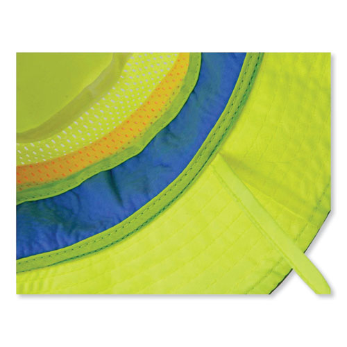 Chill-its 8935ct Hi-vis Pva Ranger Sun Hat, Large/x-large, Lime, Ships In 1-3 Business Days