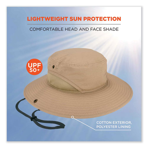 Chill-its 8936 Lightweight Mesh Paneling Ranger Hat, Large/x-large, Khaki, Ships In 1-3 Business Days