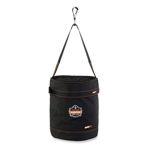 Arsenal 5970t Swiveling Hook Nylon Hoist Bucket + Top, 100 Lb, Black, Ships In 1-3 Business Days