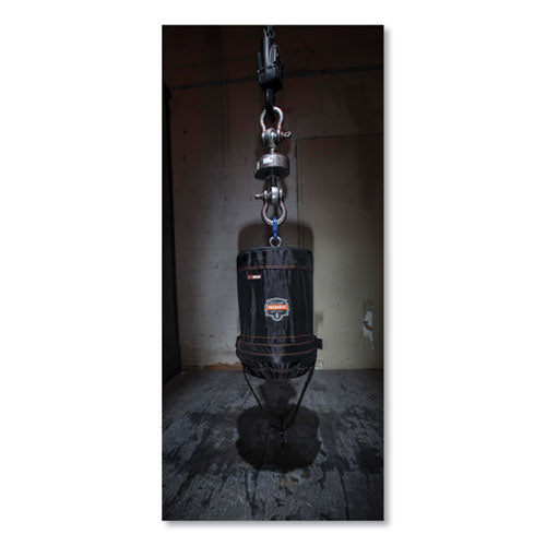 Arsenal 5970t Swiveling Hook Nylon Hoist Bucket + Top, 100 Lb, Black, Ships In 1-3 Business Days