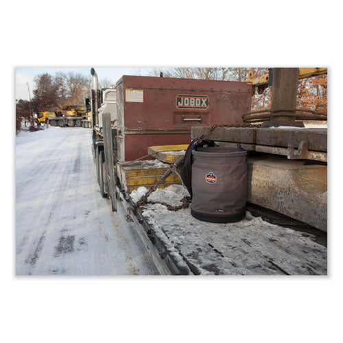 Arsenal 5935 Extra-large Web Handle Canvas Hoist Bucket, 150 Lb, Gray, Ships In 1-3 Business Days