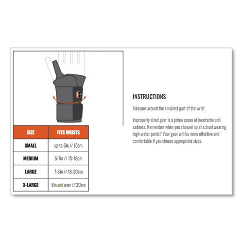 Proflex 675 Ambidextrous Double Strap Wrist Support, X-large, Fits Left/right Hand, Black, Ships In 1-3 Business Days