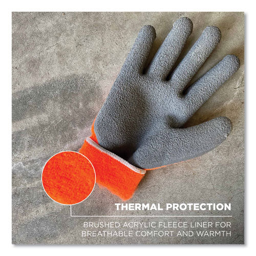 Proflex 7401-case Coated Lightweight Winter Gloves, Orange, X-large, 144 Pairs/carton, Ships In 1-3 Business Days