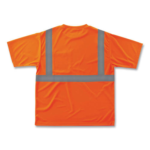 Glowear 8289 Class 2 Hi-vis T-shirt, Polyester, Orange, Medium, Ships In 1-3 Business Days