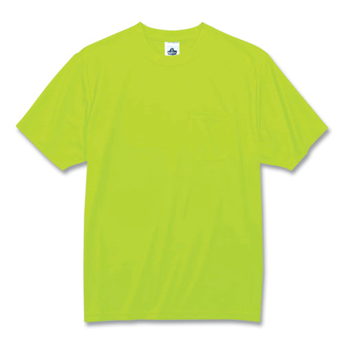 Glowear 8089 Non-certified Hi-vis T-shirt, Polyester, Small, Lime, Ships In 1-3 Business Days