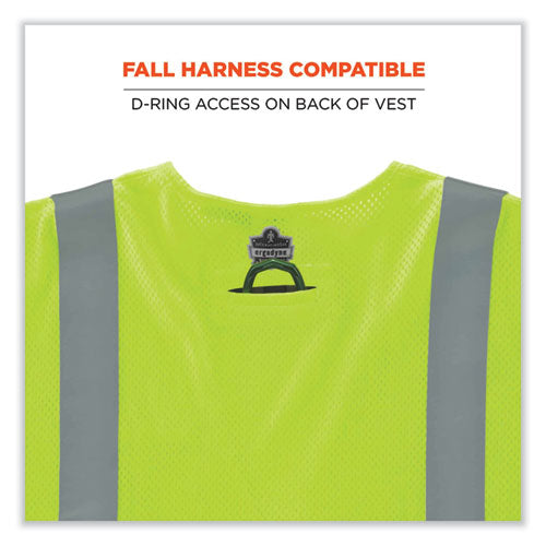 Glowear 8356frhl Class 3 Fr Hook And Loop Safety Vest With Sleeves, Modacrylic, Large/xl, Lime, Ships In 1-3 Business Days