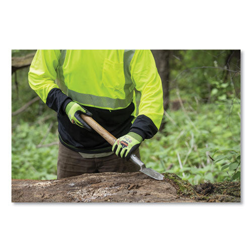 Glowear 8281bk Class 2 Long Sleeve Shirt With Black Bottom, Polyester, X-large, Lime, Ships In 1-3 Business Days