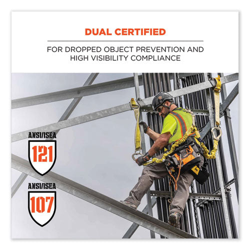 Glowear 8231tvk Class 2 Hi-vis Tool Tethering Safety Vest Kit, Polyester, 2x-large/3x-large, Lime, Ships In 1-3 Business Days