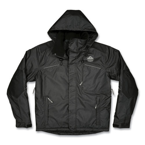 N-ferno 6467 Winter Work Jacket With 300d Polyester Shell, Large, Black, Ships In 1-3 Business Days