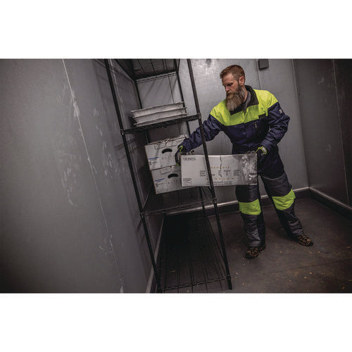 N-ferno 6475 Insulated Freezer Coverall, 5x-large, Navy, Ships In 1-3 Business Days