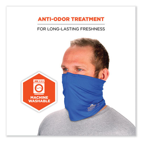 Chill-its 6489 2-layer Cooling Performance Knit Multi-band, Polyester/spandex, Small/medium, Blue, Ships In 1-3 Business Days