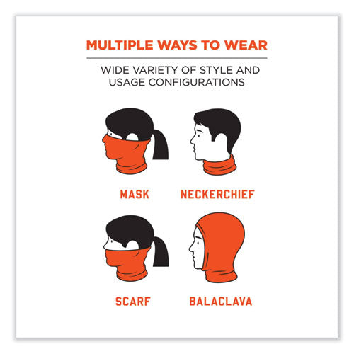 N-ferno 6491 Reversible Thermal Fleece + Poly Multi-band, One Size Fits Most, Lime, Ships In 1-3 Business Days