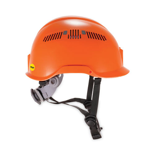 Skullerz 8975-mips Class C Safety Helmet With Mips Elevate Ratchet Suspension, Orange, Ships In 1-3 Business Days