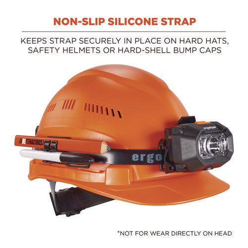 Skullerz 8979 Headband Light Mount With Silicone Strap, Ships In 1-3 Business Days