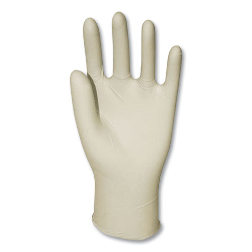 Latex General-purpose Gloves, Powder-free, Large, Natural, 1,000/carton