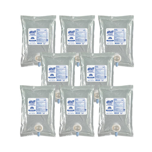 Advanced E3-rated Instant Hand Sanitizer Gel, 1,000 Ml Refill, Fragrance-free, 8/carton