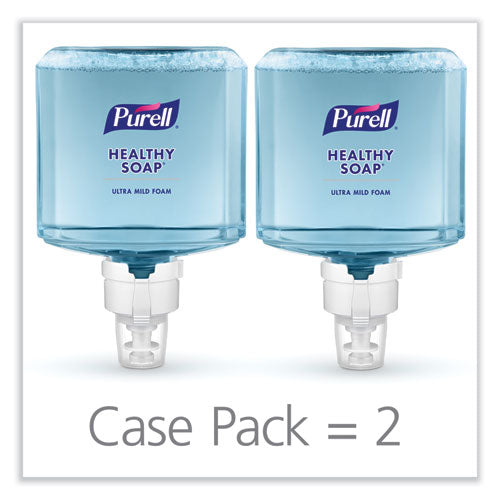 Healthcare Healthy Soap Ultra Mild Foam Refill For Es8 Dispensers, Clean, 1,200 Ml, 2/carton
