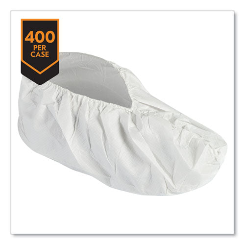 A40 Liquid/particle Protection Shoe Covers, X-large To 2x-large, White, 400/carton