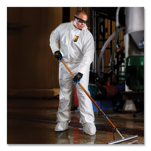A40 Liquid/particle Protection Shoe Covers, X-large To 2x-large, White, 400/carton