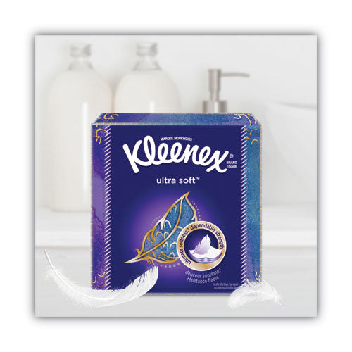 Ultra Soft Facial Tissue, 3-ply, White, 65 Sheets/box, 4 Boxes/pack