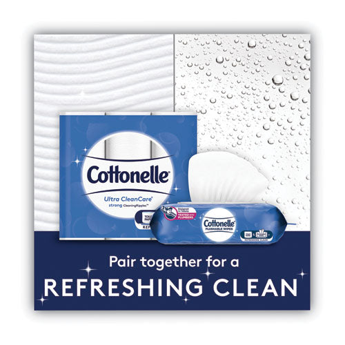 Ultra Cleancare Toilet Paper, Strong Tissue, Mega Rolls, Septic Safe, 1-ply, White, 340 Sheets/roll, 24 Rolls/pack